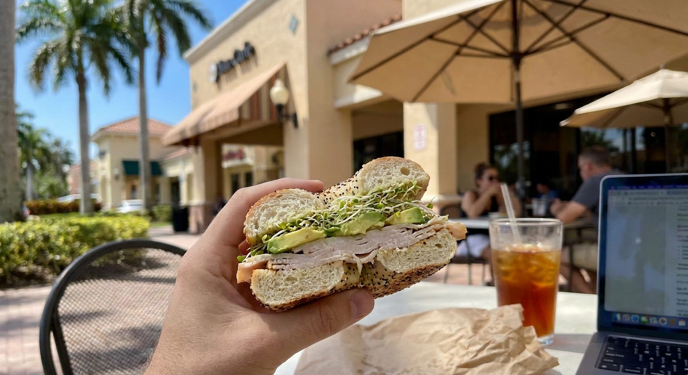 Bagels as a quick and satisfying lunch option in Boca Raton