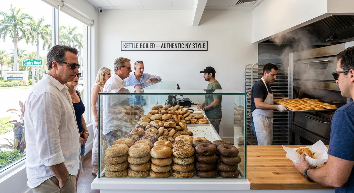 Where Boca Raton Locals Go for Authentic New York Style Bagels