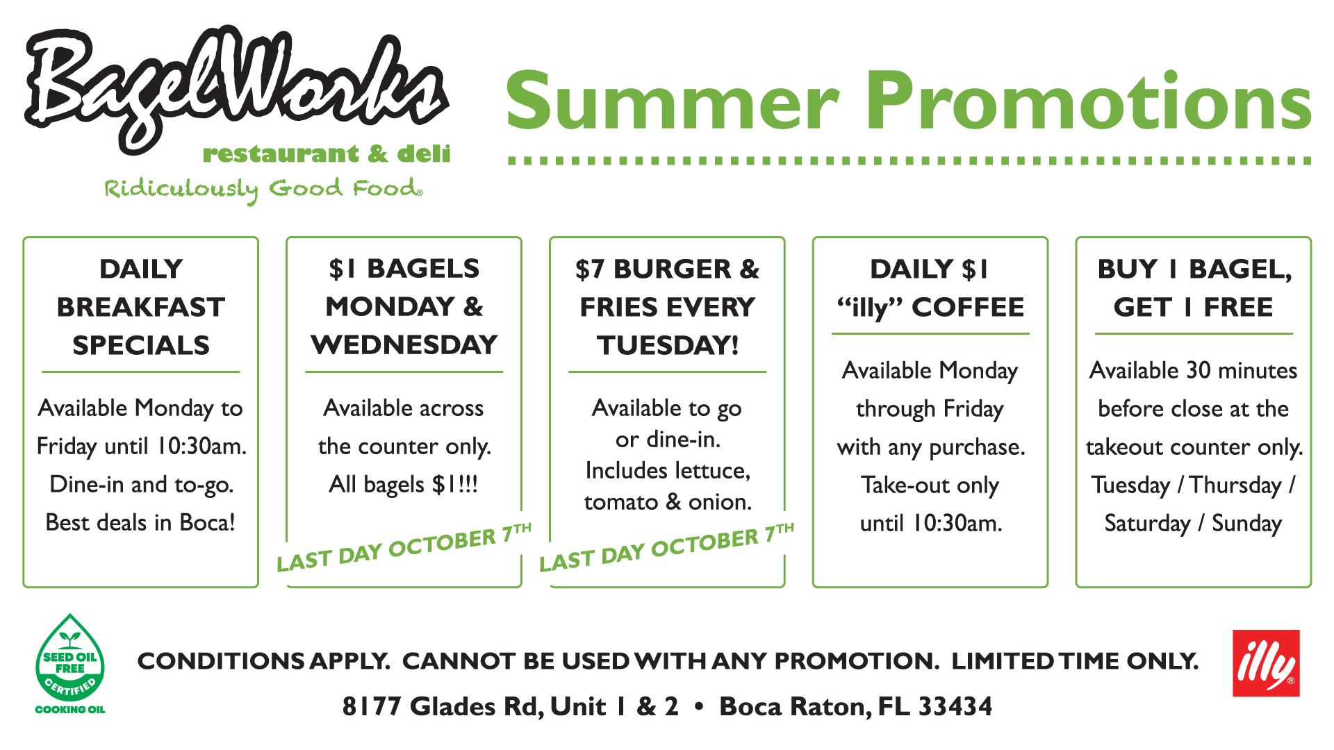 Summer Specials