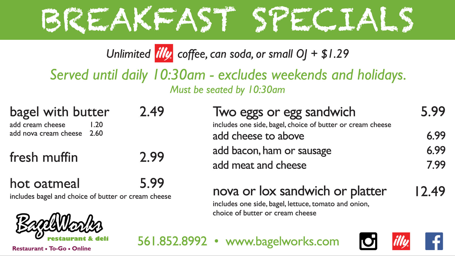 Discover the best bagels and deli sandwiches at Bagelworks in Boca Raton.
