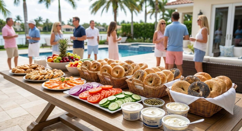 Why Bagel Catering Is Becoming a Weekend Favorite in Boca Raton